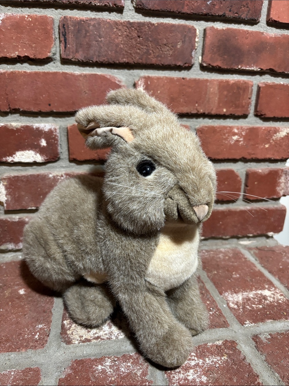 Folktails Furry Folk Rabbit Bunny Puppet Plush 13”